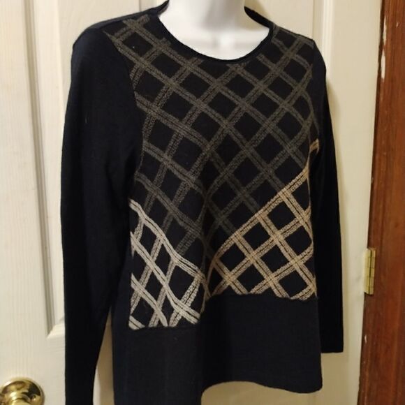 WHYCI YC Milano Lana wool textured sweater M - Picture 6 of 6